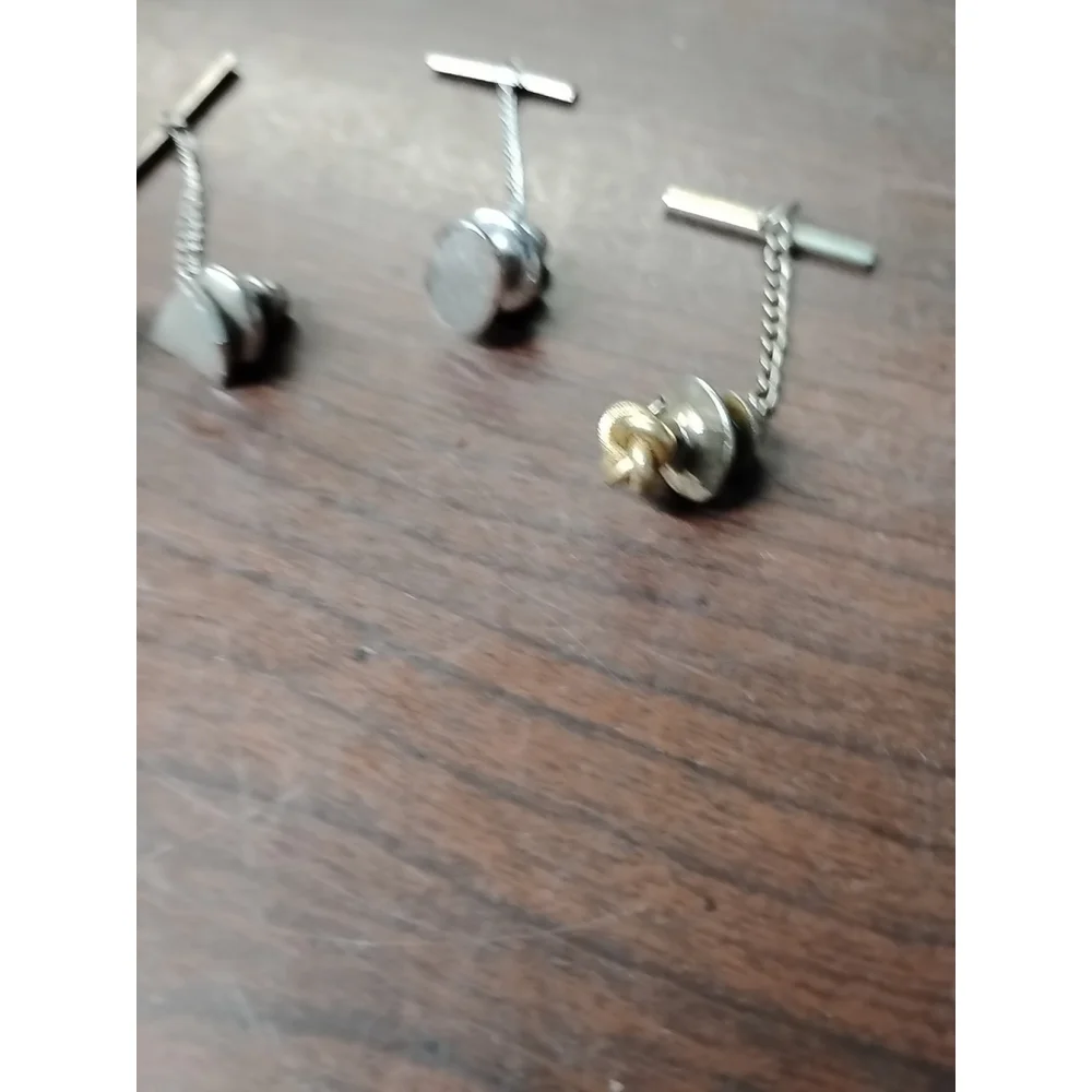 4 lot Vintage Tie Tack Lapel Pin